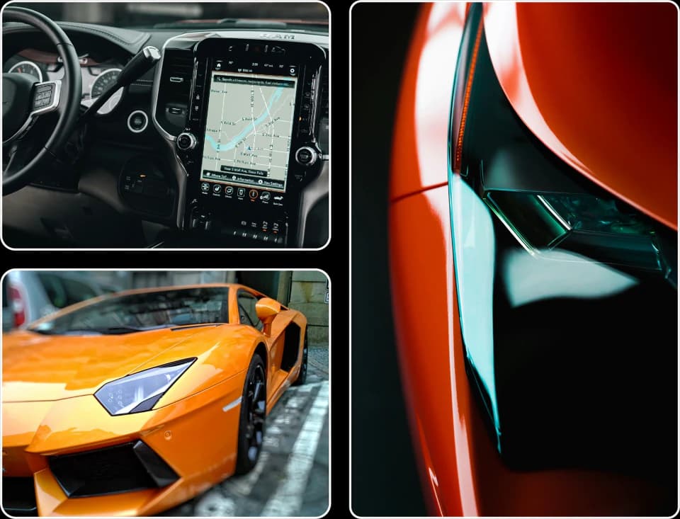 auto parts shipping media illustration