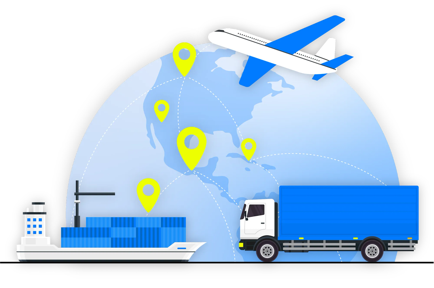 International shipping options