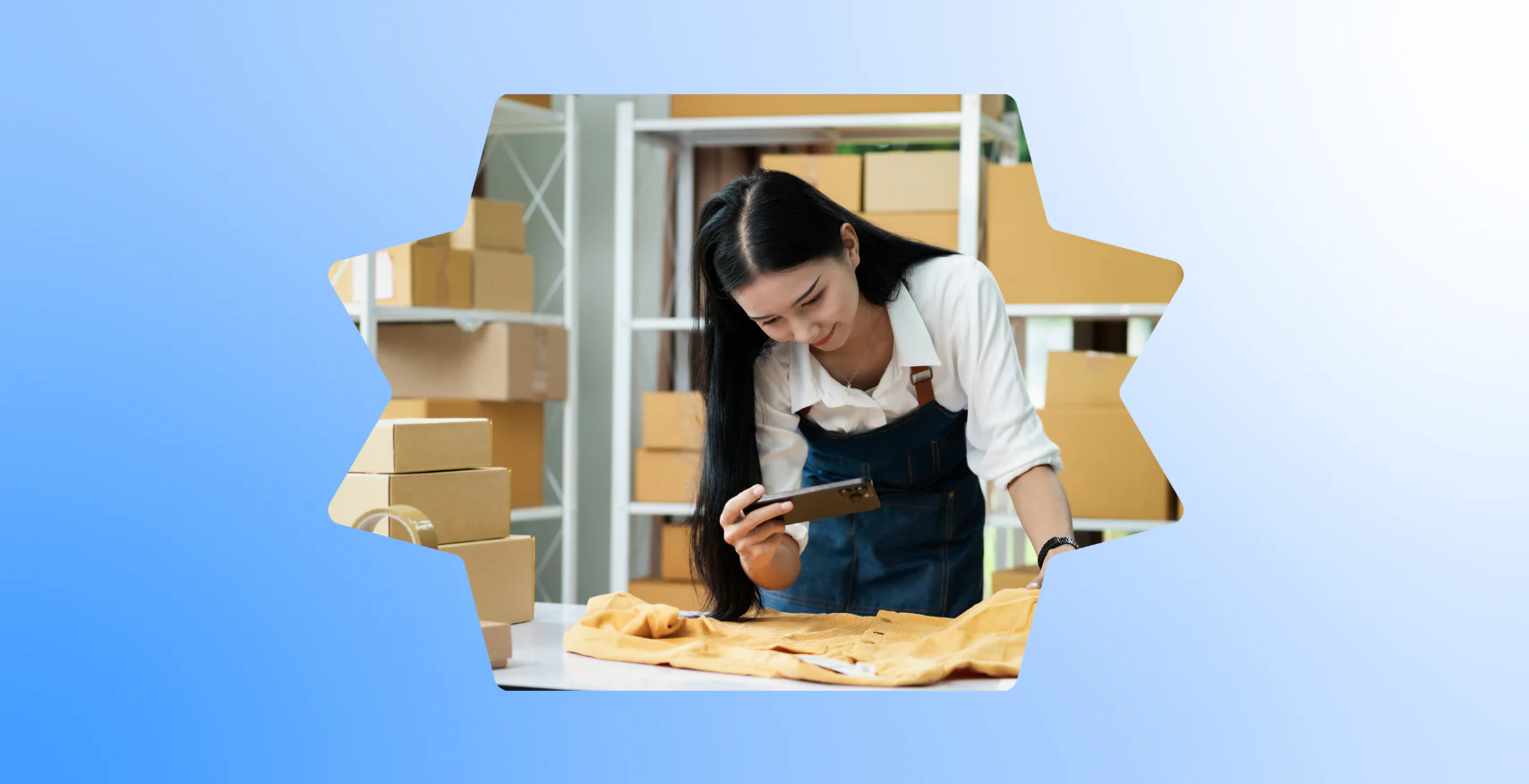 paperless picking illustration