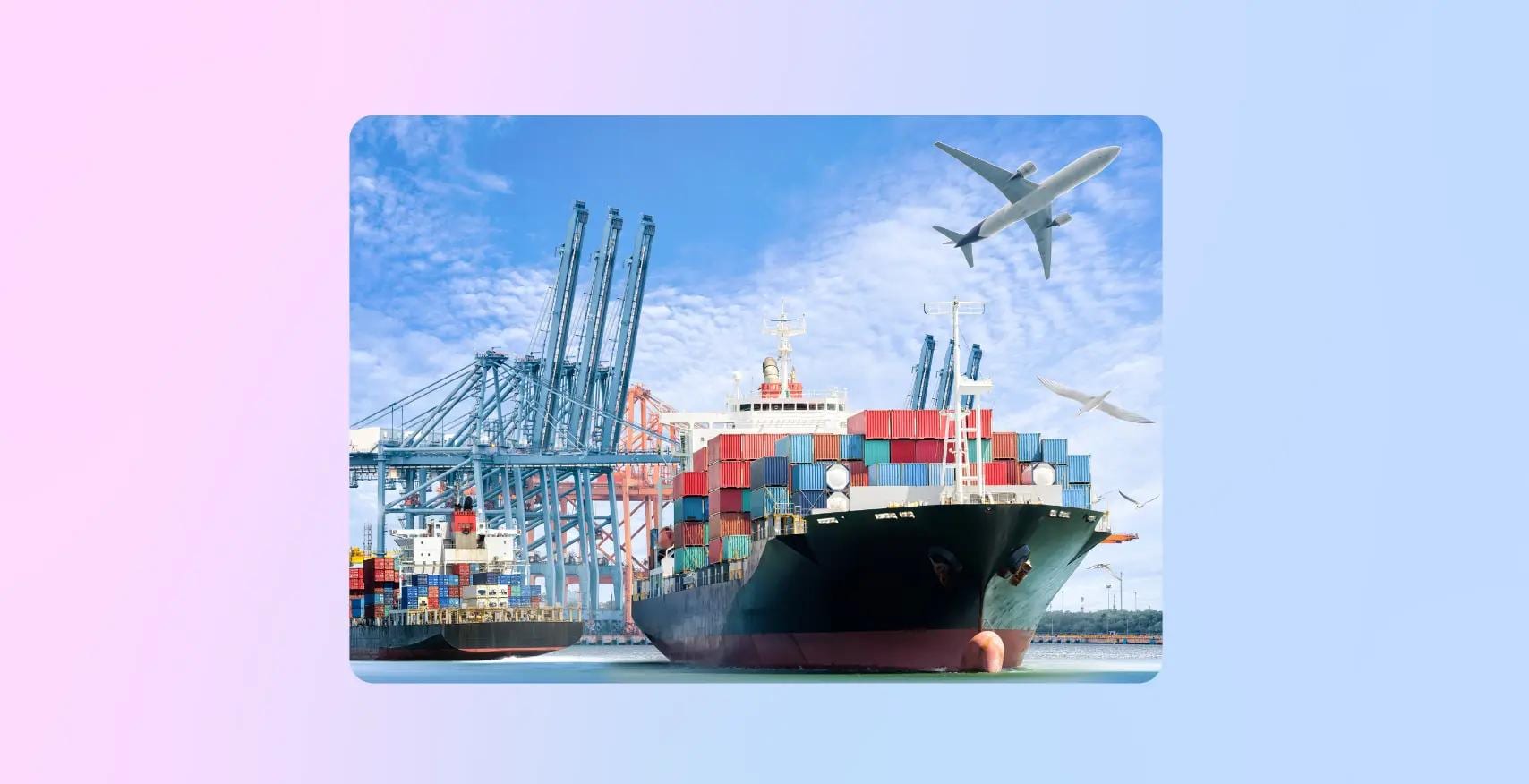 shipping tariffs illustration
