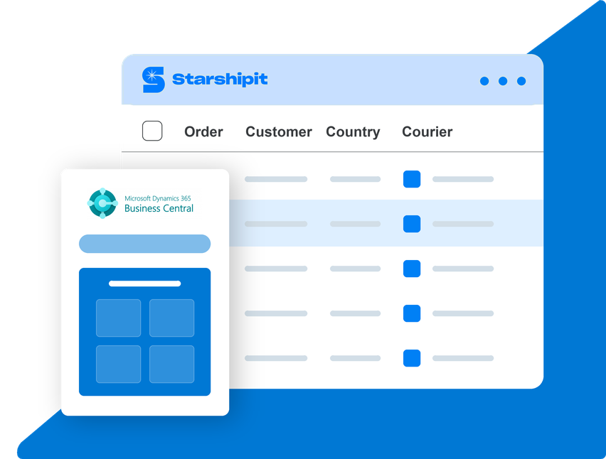 Starshipit and Microsoft Dynamics 365 Business Central integration