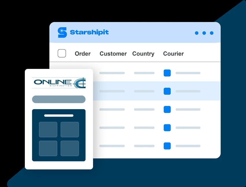 Starshipit and Online Distribution integration