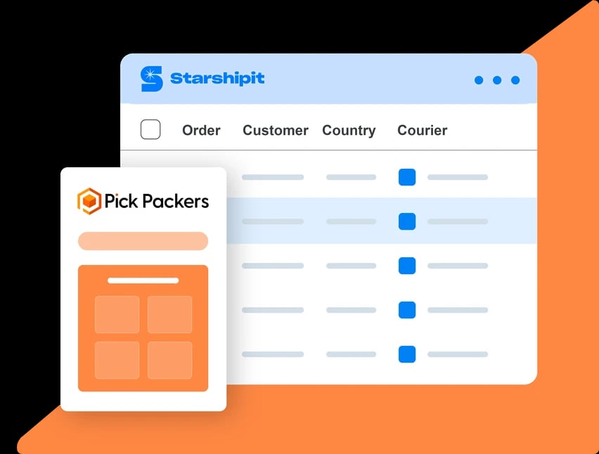 Starshipit and Pick Packers integration