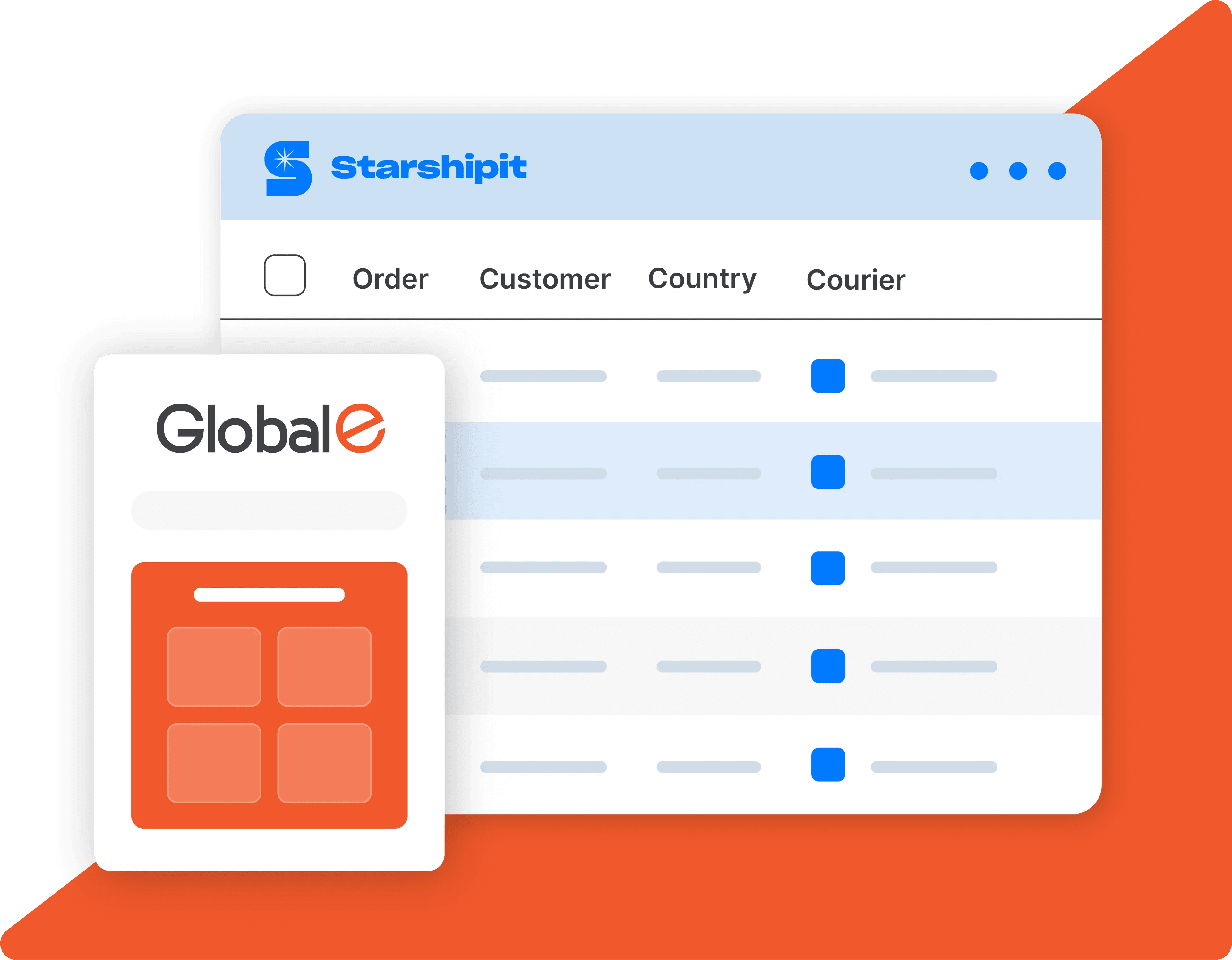 global e shipping media illustration