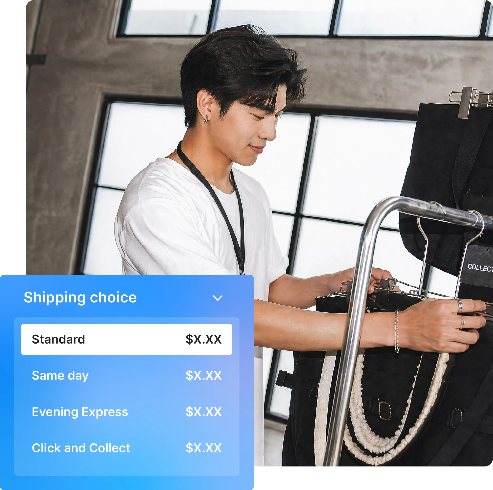 choice at checkout hero