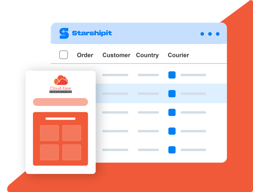 Starshipit and CloudEase integration Starshipit and CloudEase integration
