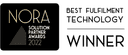 NORA Solution Partner Awards Best Fulfilment Technology winner 2022
