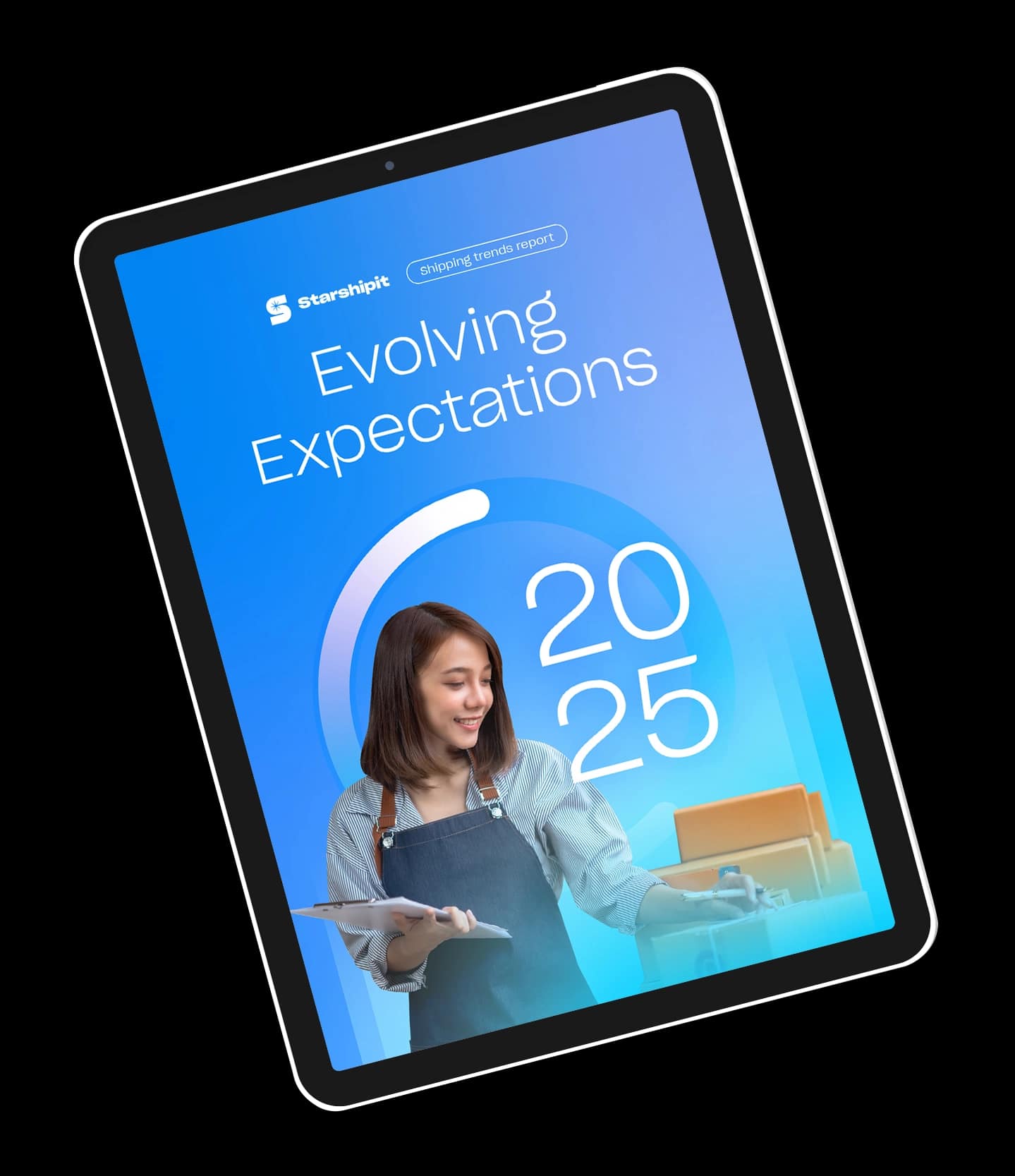 Evolving Expectations 2025 report cover artwork Evolving Expectations 2025 report cover artwork showing a retail worker with the 2025 report mark