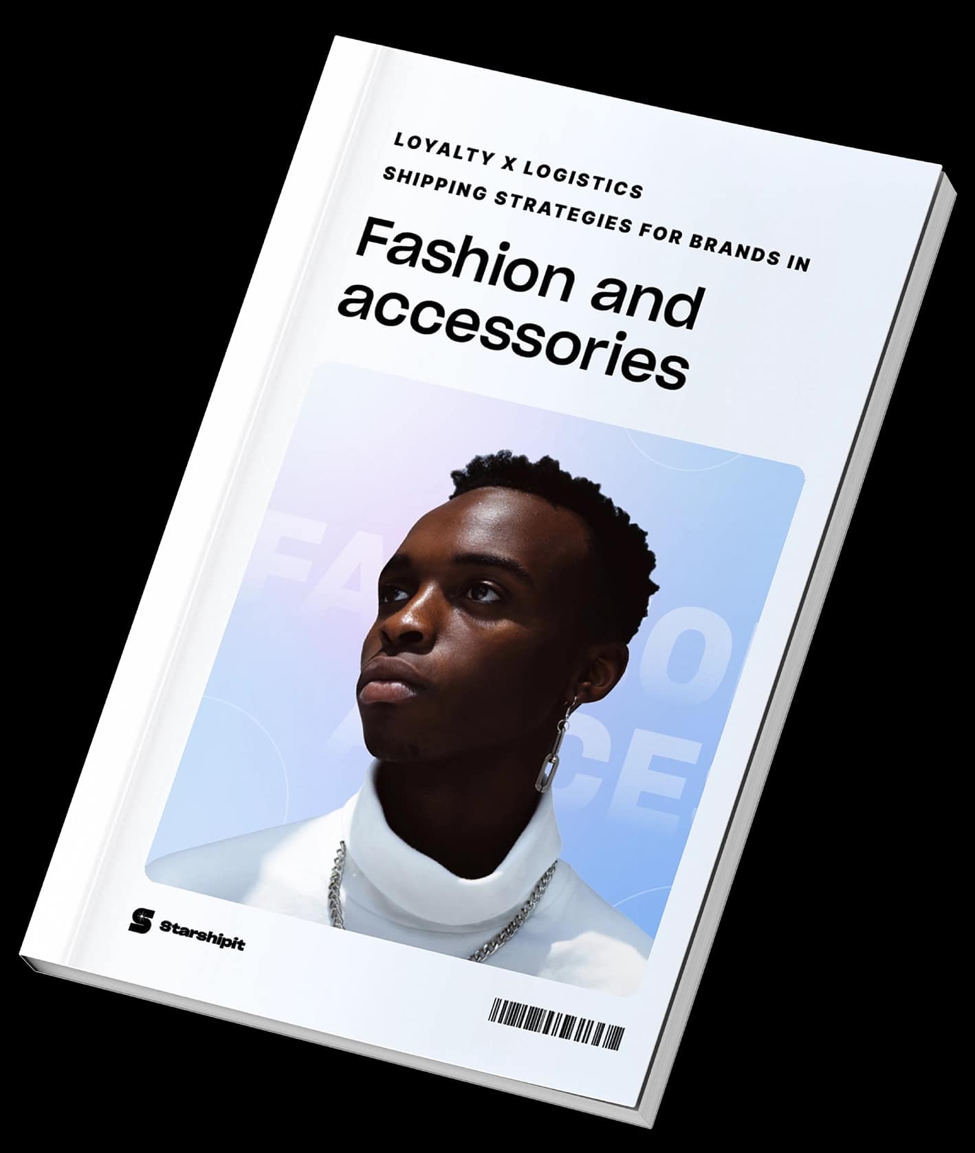 Fashion and accessories shipping strategies guide cover 3D cover mockup for the fashion and accessories shipping strategies guide by Starshipit