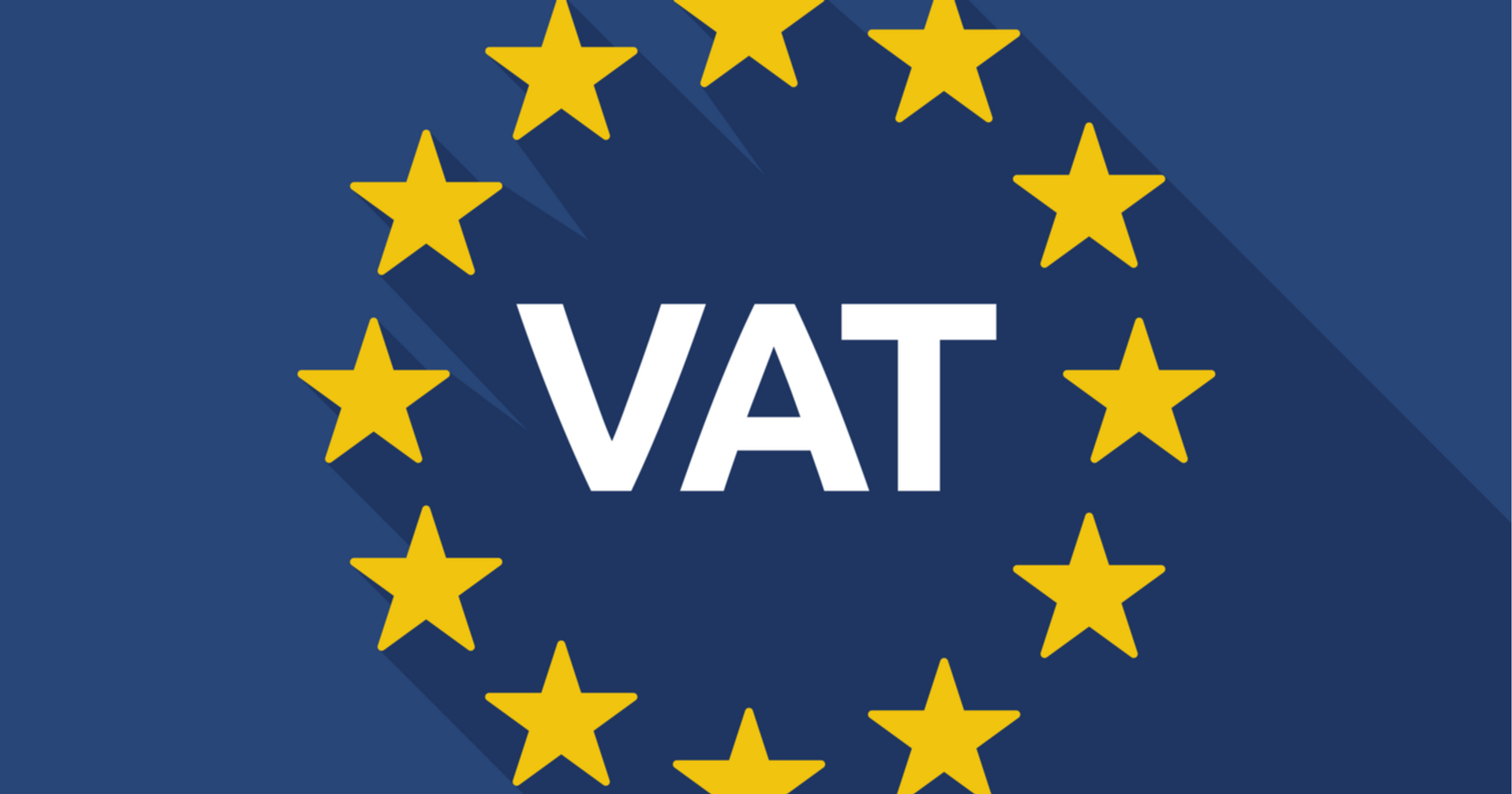 VAT logo in Europe Flag