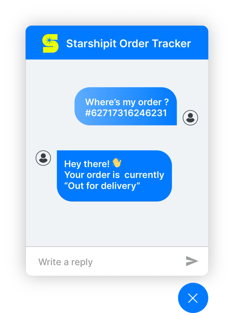 Starshipit Order Tracker Messenger