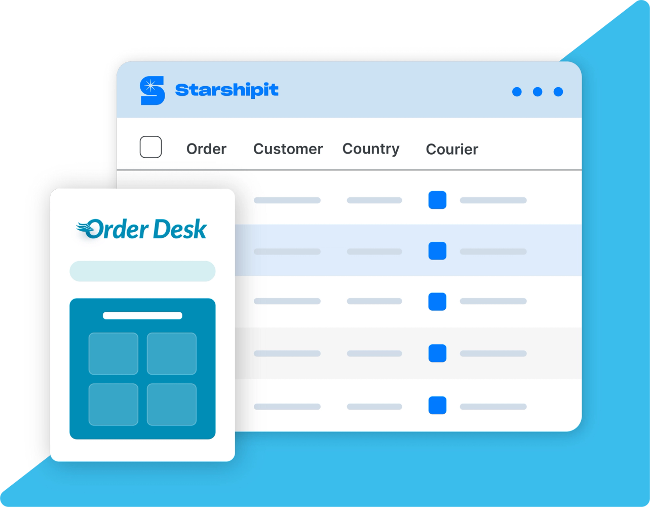Starshipit and Order Desk Integration