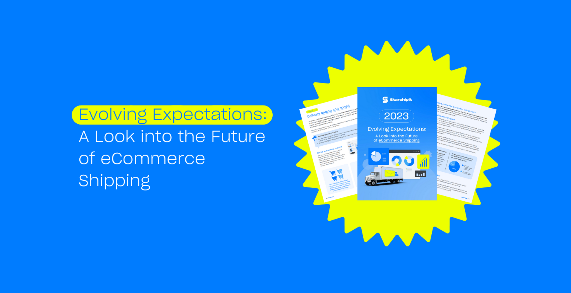 Evolving Expectations shipping report eCommerce insights - Title blog card