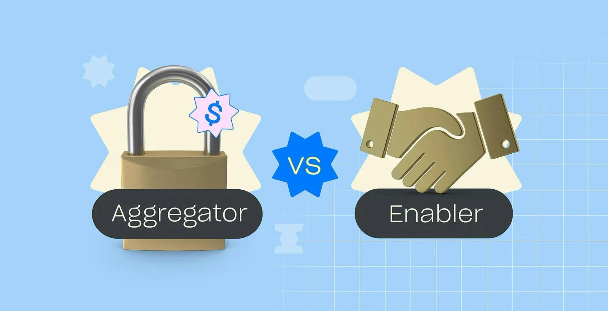 What's the difference between an aggregator and enabler