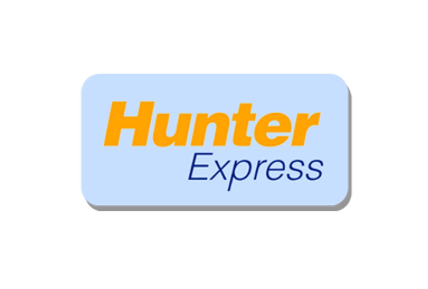 Hunter Express tile logo shadow