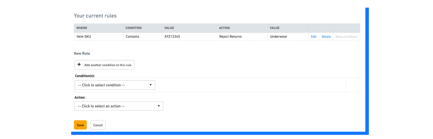 product update how to manage ecommerce returns automated return notifications email and icon