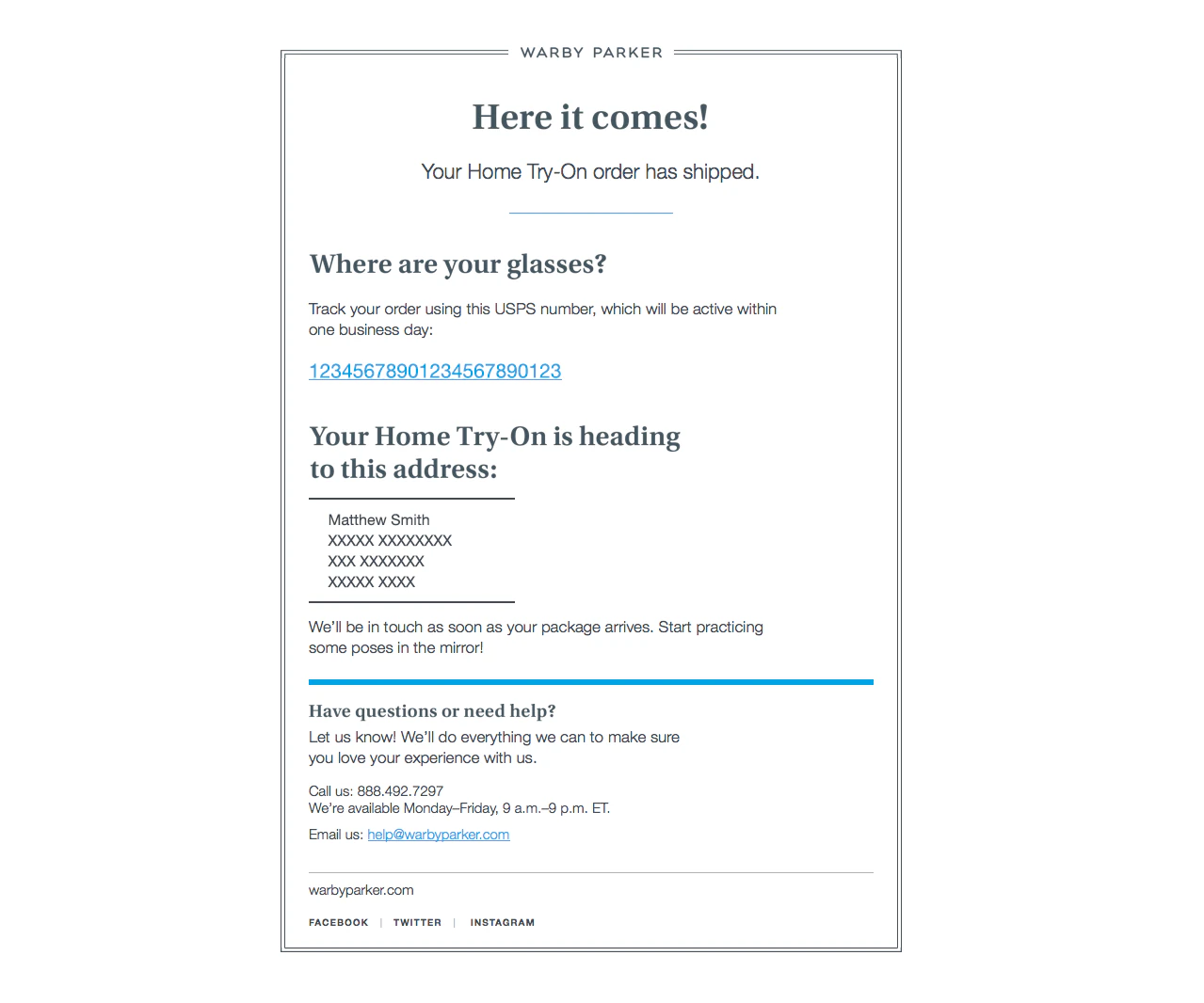 shipping emails best examples free templates order picked up email examples illustration