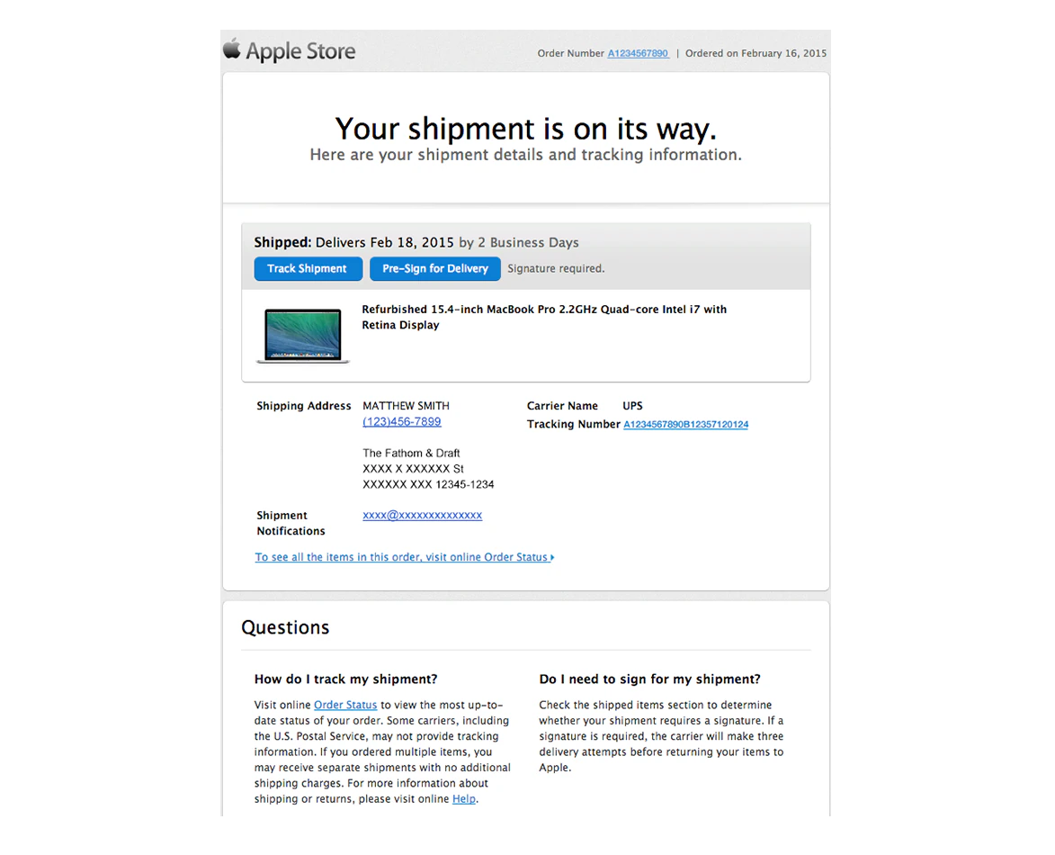 shipping emails best examples free templates out for delivery email examples illustration